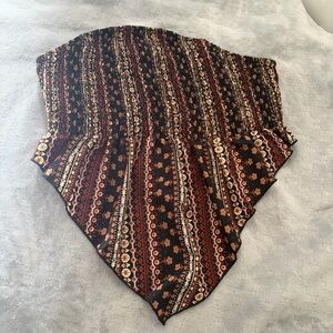 SHEIN Curve Multicolor Smocked Top